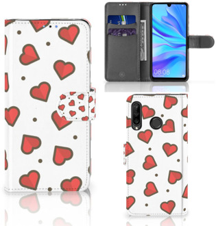 B2Ctelecom Telefoon Hoesje Huawei P30 Lite Design Hearts