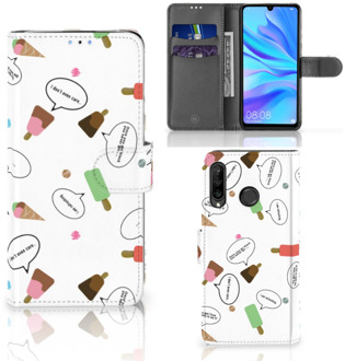 B2Ctelecom Telefoon Hoesje Huawei P30 Lite Design IJsjes