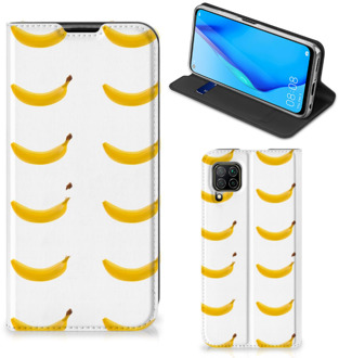 B2Ctelecom Telefoon Hoesje Huawei P40 Lite Flip Cover Banana