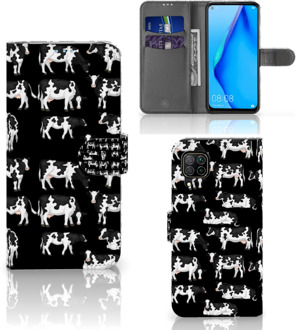 B2Ctelecom Telefoon Hoesje Huawei P40 Lite Mobiel Case Design Koetjes