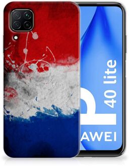 B2Ctelecom Telefoon Hoesje Huawei P40 Lite Mobiel Case Nederlandse Vlag