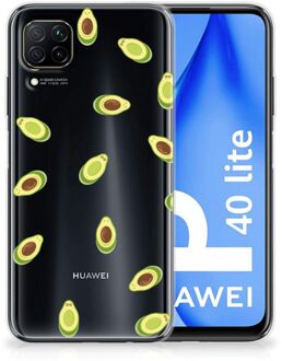 B2Ctelecom Telefoon Hoesje Huawei P40 Lite Siliconen Hoesje met Foto Avocado