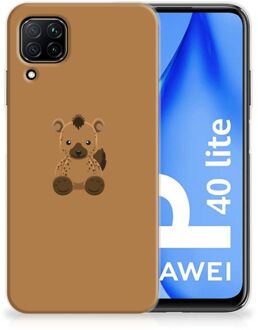 B2Ctelecom Telefoon Hoesje Huawei P40 Lite Siliconen Hoesje met Naam Baby Hyena