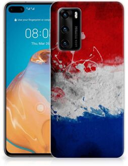 B2Ctelecom Telefoon Hoesje Huawei P40 Mobiel Case Nederlandse Vlag