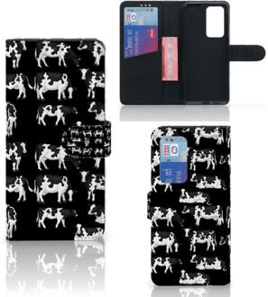 B2Ctelecom Telefoon Hoesje Huawei P40 Pro Mobiel Case Design Koetjes