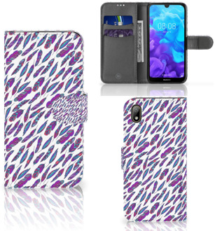 B2Ctelecom Telefoon Hoesje Huawei Y5 (2019) Feathers Color