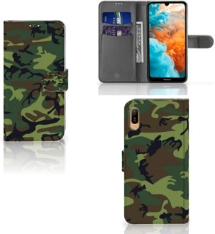 B2Ctelecom Telefoon Hoesje Huawei Y6 (2019) Army Dark