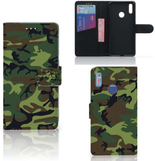 B2Ctelecom Telefoon Hoesje Huawei Y7 (2019) Army Dark