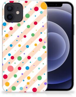 B2Ctelecom Telefoon Hoesje iPhone 12 | 12 Pro (6.1") Leuk TPU Back Cover Dots