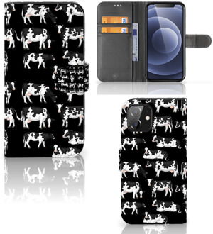 B2Ctelecom Telefoon Hoesje iPhone 12 | 12 Pro (6.1") Mobiel Case Design Koetjes