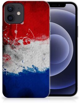 B2Ctelecom Telefoon Hoesje iPhone 12 | 12 Pro (6.1") Mobiel Case Nederlandse Vlag