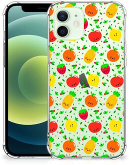 B2Ctelecom Telefoon Hoesje iPhone 12 Mini Case met transparante rand Fruits