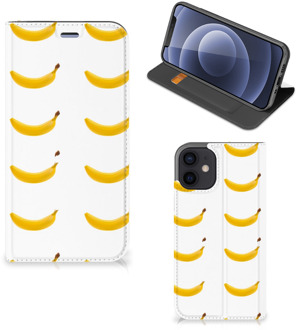 B2Ctelecom Telefoon Hoesje iPhone 12 Mini Flip Cover Banana