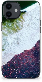 B2Ctelecom Telefoon Hoesje iPhone 12 Pro | 12 (6.1") TPU Siliconen Hoesje met Zwarte rand Sea in Space