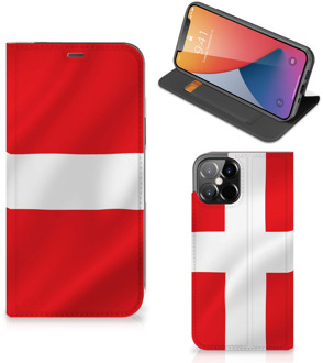 B2Ctelecom Telefoon Hoesje iPhone 12 Pro Max Book Case Deense Vlag