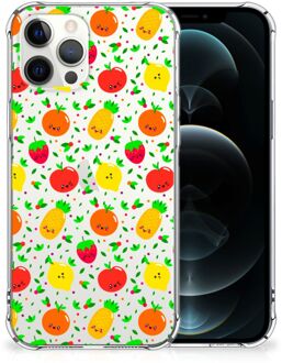 B2Ctelecom Telefoon Hoesje iPhone 12 Pro Max Case met transparante rand Fruits