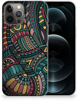 B2Ctelecom Telefoon Hoesje iPhone 12 Pro Max Hoesje Bumper Aztec