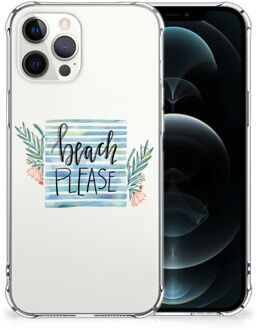 B2Ctelecom Telefoon Hoesje iPhone 12 Pro Max Hoesje maken met transparante rand Boho Beach