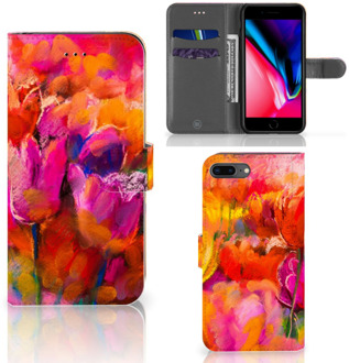 B2Ctelecom Telefoon Hoesje iPhone 8 Plus | 7 Plus Tulpen