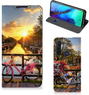 B2Ctelecom Telefoon Hoesje Motorola Moto G Pro Bookcase Amsterdamse Grachten