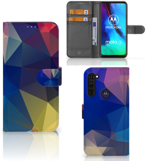 B2Ctelecom Telefoon Hoesje Motorola Moto G Pro Bookcase Polygon Dark