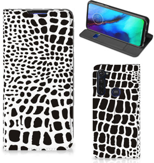 B2Ctelecom Telefoon Hoesje Motorola Moto G Pro Bookcase Slangenprint