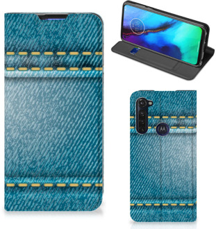 B2Ctelecom Telefoon Hoesje Motorola Moto G Pro Wallet Case Jeans