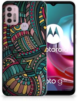 B2Ctelecom Telefoon Hoesje Motorola Moto G30 | G10 Hoesje Bumper Aztec