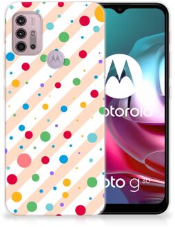 B2Ctelecom Telefoon Hoesje Motorola Moto G30 | G10 Leuk TPU Back Cover Dots