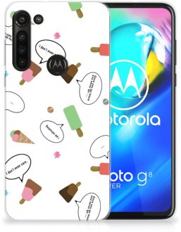 B2Ctelecom Telefoon Hoesje Motorola Moto G8 Power Silicone Back Case IJsjes