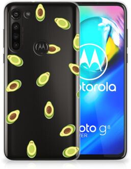 B2Ctelecom Telefoon Hoesje Motorola Moto G8 Power Siliconen Hoesje met Foto Avocado