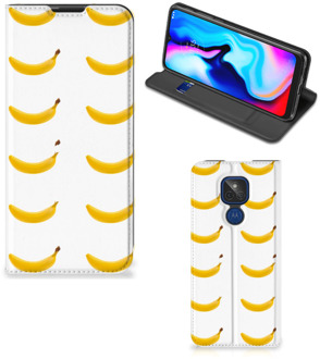 B2Ctelecom Telefoon Hoesje Motorola Moto G9 Play Flip Cover Banana