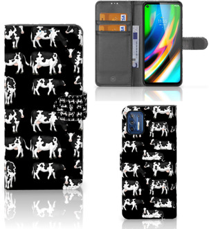 B2Ctelecom Telefoon Hoesje Motorola Moto G9 Plus Mobiel Case Design Koetjes