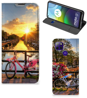 B2Ctelecom Telefoon Hoesje Motorola Moto G9 Power Bookcase Amsterdamse Grachten