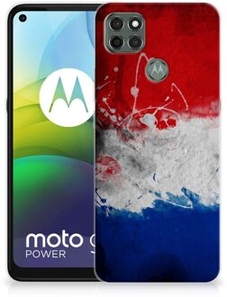 B2Ctelecom Telefoon Hoesje Motorola Moto G9 Power Mobiel Case Nederlandse Vlag