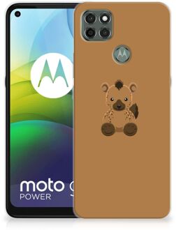 B2Ctelecom Telefoon Hoesje Motorola Moto G9 Power Siliconen Hoesje met Naam Baby Hyena