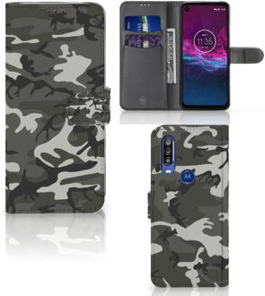 B2Ctelecom Telefoon Hoesje Motorola One Action Army Light