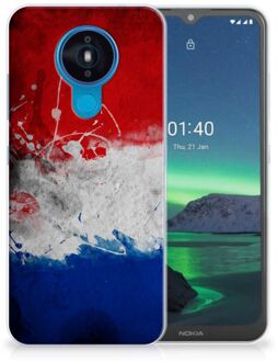 B2Ctelecom Telefoon Hoesje Nokia 1.4 Mobiel Case Nederlandse Vlag