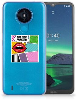 B2Ctelecom Telefoon Hoesje Nokia 1.4 Silicone Back Case Popart Princess