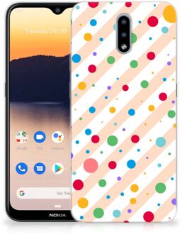 B2Ctelecom Telefoon Hoesje Nokia 2.3 Leuk TPU Back Cover Dots