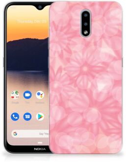 B2Ctelecom Telefoon Hoesje Nokia 2.3 Silicone Back Case Lente Bloemen