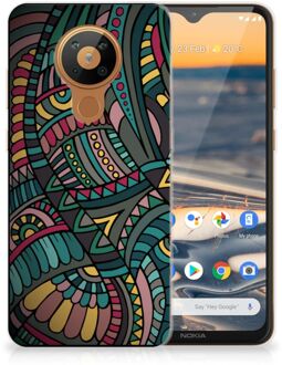 B2Ctelecom Telefoon Hoesje Nokia 5.3 Hoesje Bumper Aztec