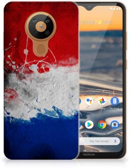 B2Ctelecom Telefoon Hoesje Nokia 5.3 Mobiel Case Nederlandse Vlag