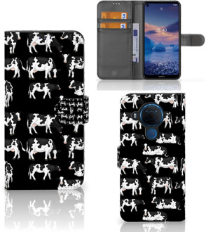 B2Ctelecom Telefoon Hoesje Nokia 5.4 Mobiel Case Design Koetjes