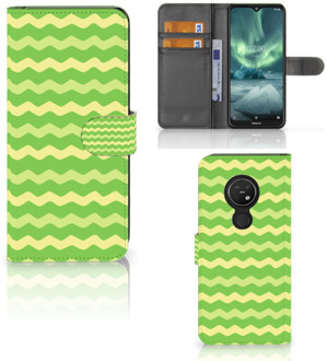 B2Ctelecom Telefoon Hoesje Nokia 7.2 | Nokia 6.2 Waves Green