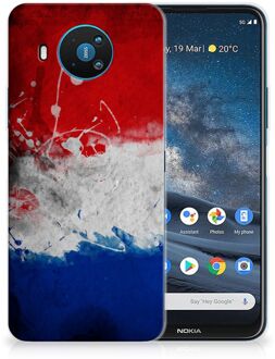 B2Ctelecom Telefoon Hoesje Nokia 8.3 Mobiel Case Nederlandse Vlag