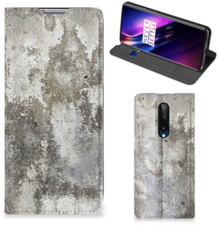 B2Ctelecom Telefoon Hoesje OnePlus 8 Flipcover Beton