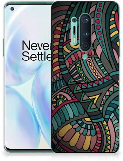 B2Ctelecom Telefoon Hoesje OnePlus 8 Pro Hoesje Bumper Aztec