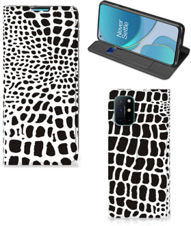 B2Ctelecom Telefoon Hoesje OnePlus 8T Bookcase Slangenprint