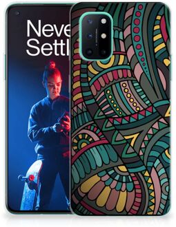 B2Ctelecom Telefoon Hoesje OnePlus 8T Hoesje Bumper Aztec